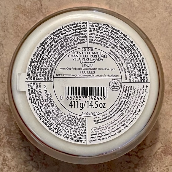 BBW 3 Wick Candle LEAVES - Picture 4 of 4